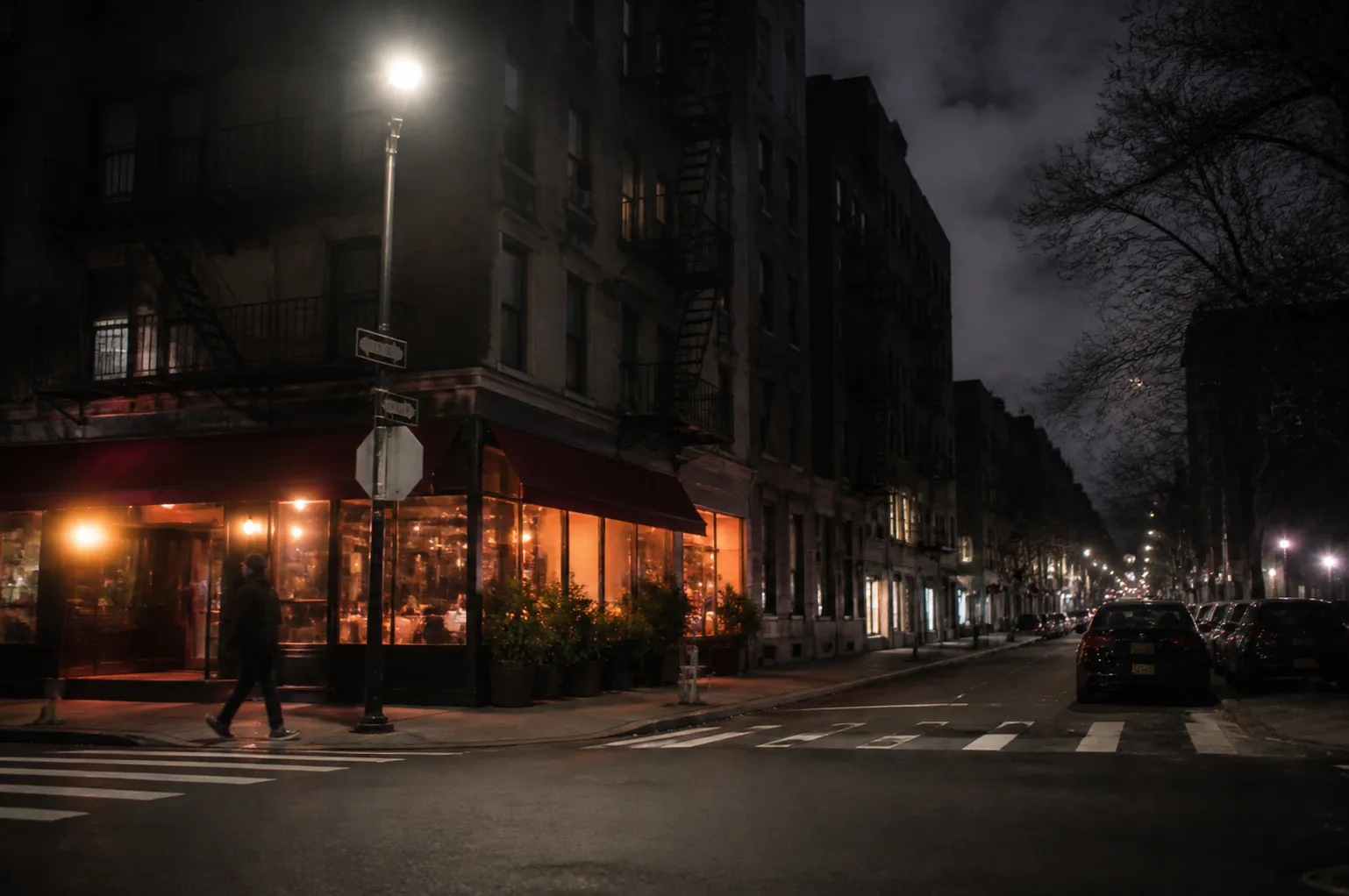Distinct real-scene reference image for NYC local plan around black hole