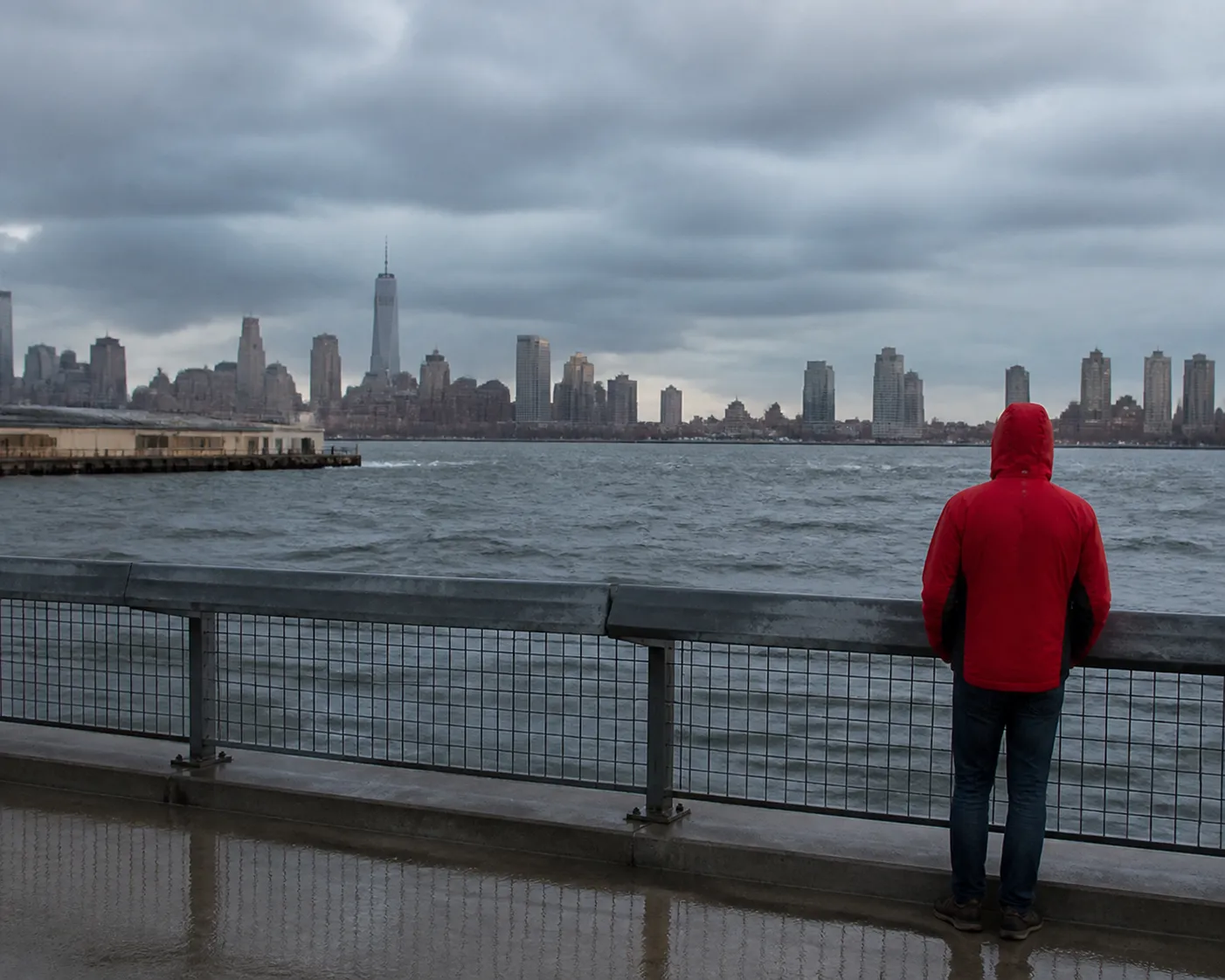 Distinct real-scene reference image for NYC local plan around tropical storm weather forecast