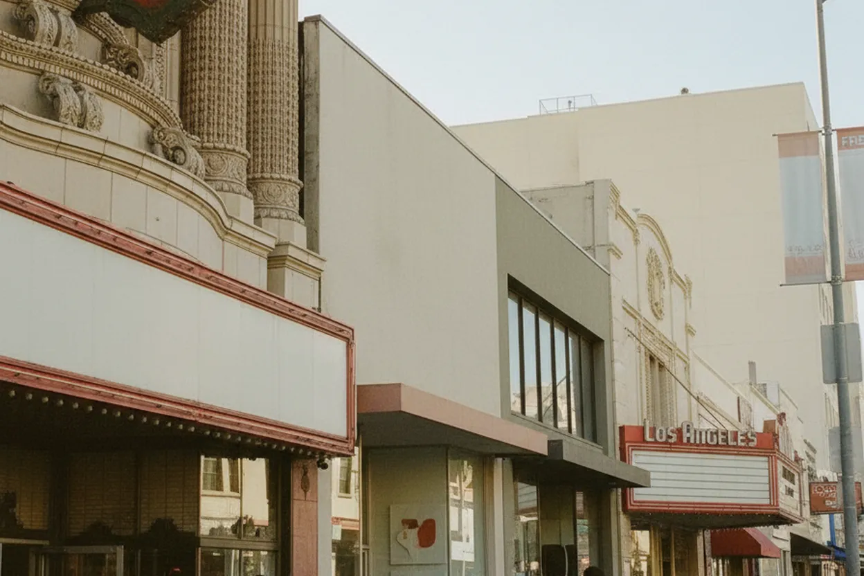 Los Angeles experience scene for katseye movie: Los Angeles Dance Studios and Cinema Route