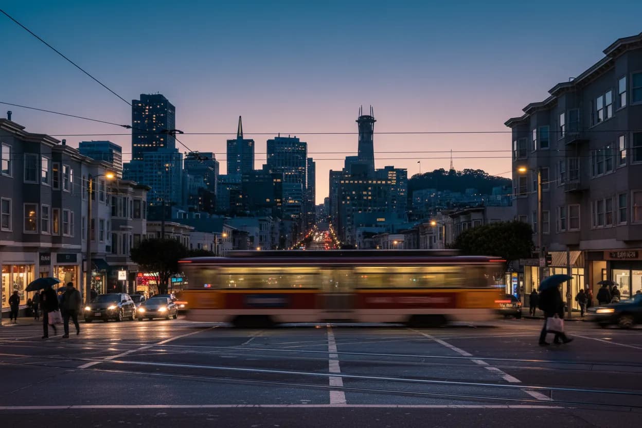 Realistic city scene for solar eclipses: A Useful San Francisco City Guide