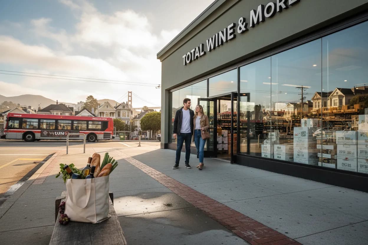 Local detail for San Francisco Total Wine Guide for Dinner Party Shopping