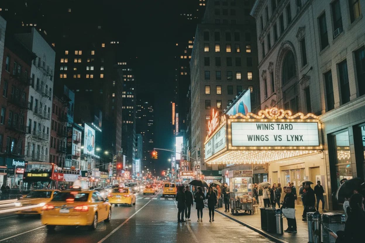 Realistic city scene for wings vs lynx: A NYC Watch Plan With Quiet Backups