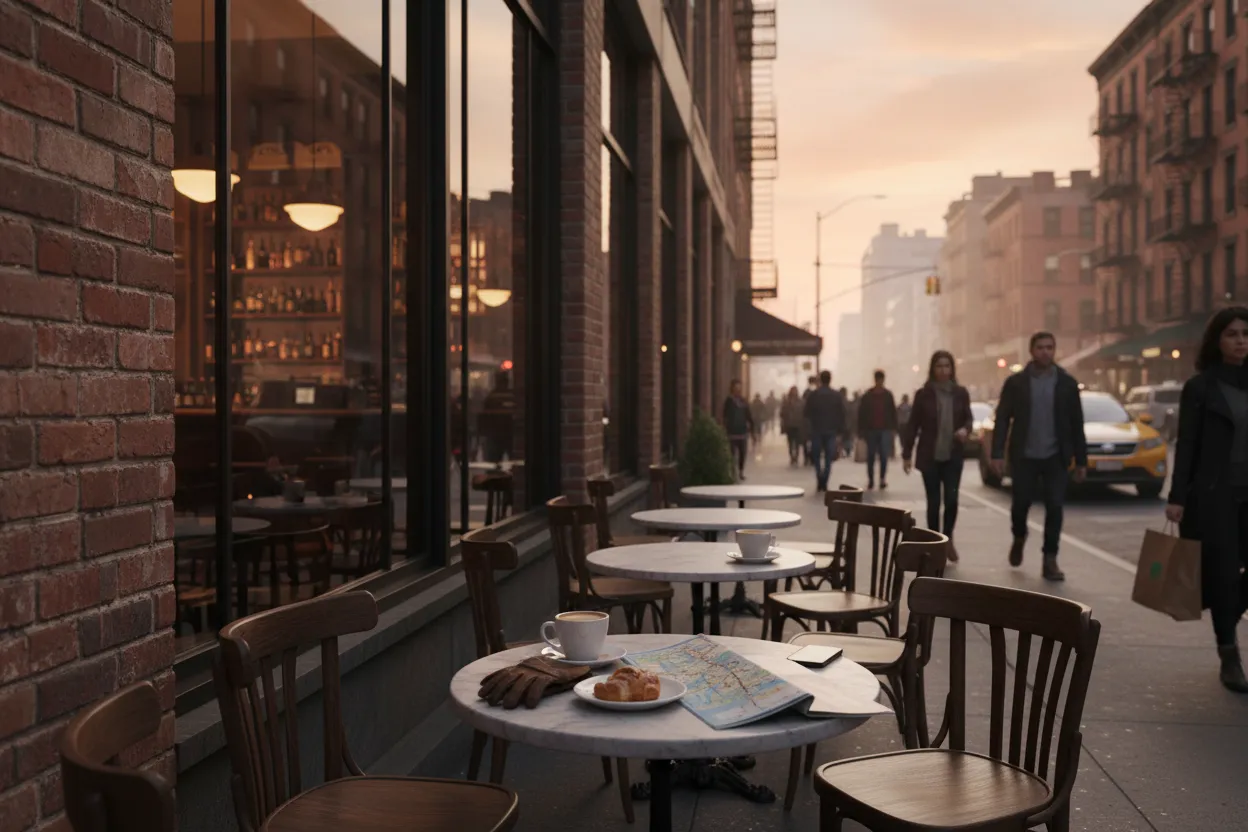 Local detail for dakota fanning: A NYC Dinner Route With Backups