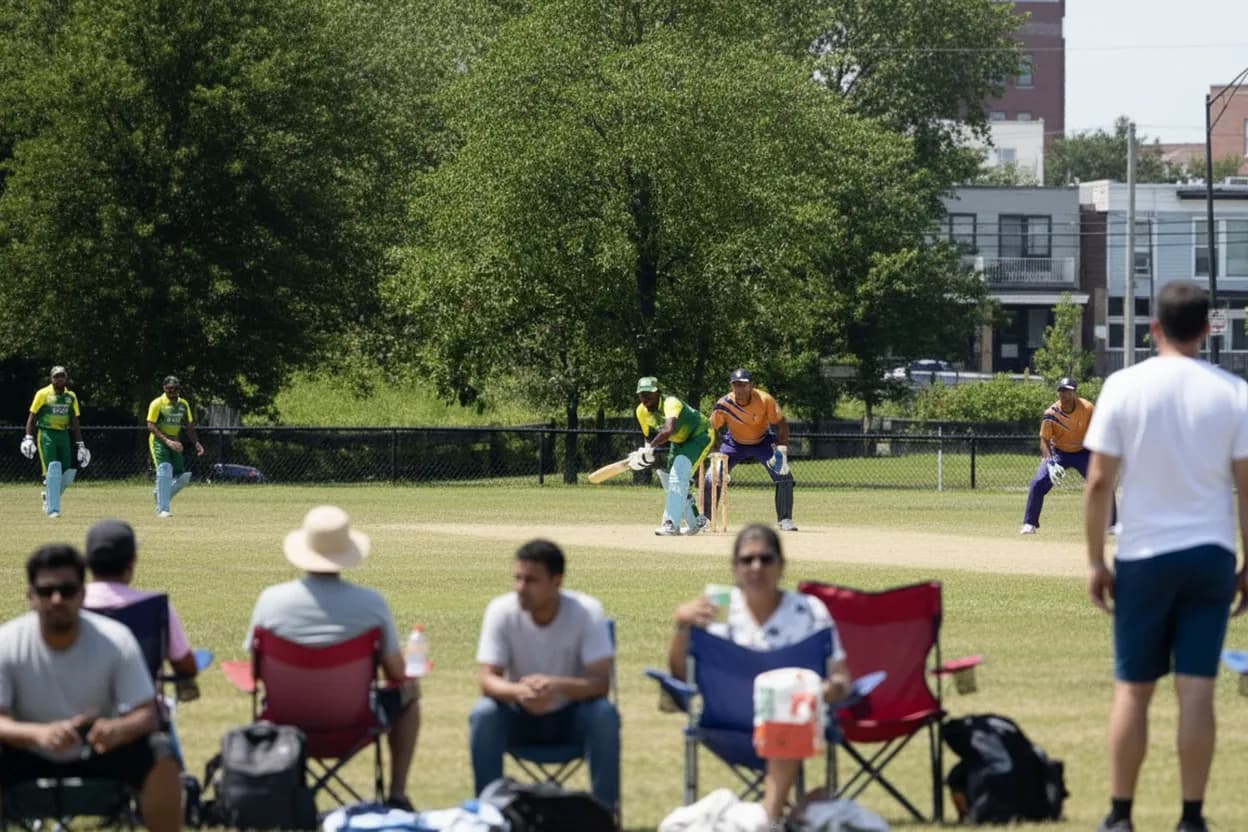 Cover scene for Tompkinsville Park Cricket Watch for Ferry Riders With One Free Hour