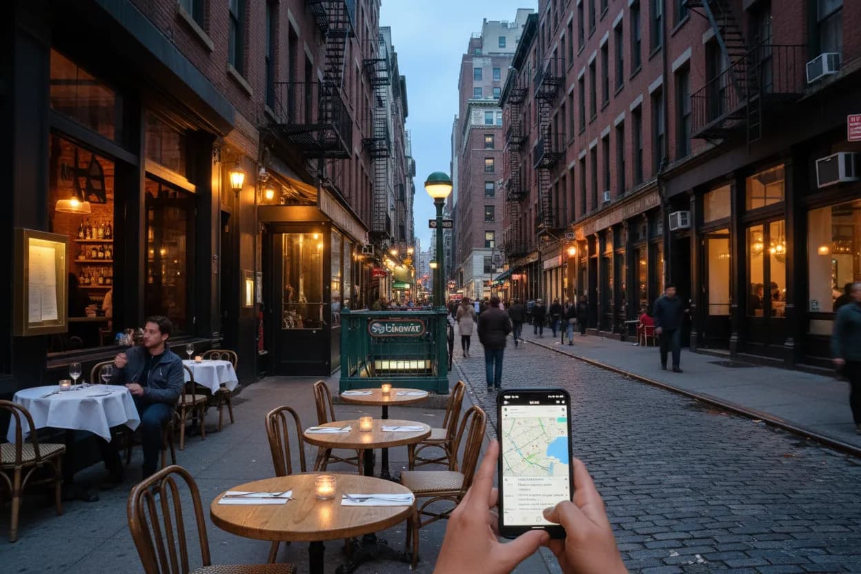 Local detail for dana white contender series: A NYC Dinner Route With Backups