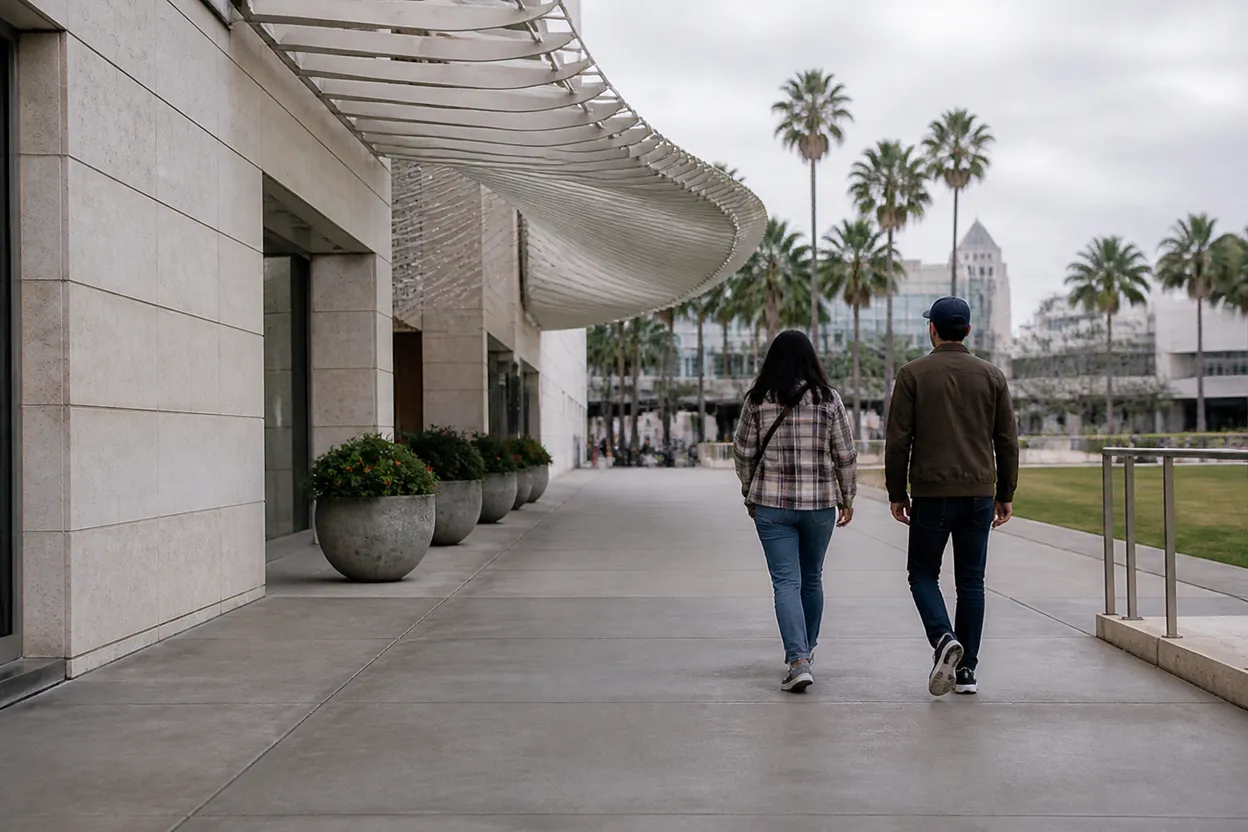 Practical city scene for deadly fungus outbreak: Public Spaces for a Free Los Angeles Reset