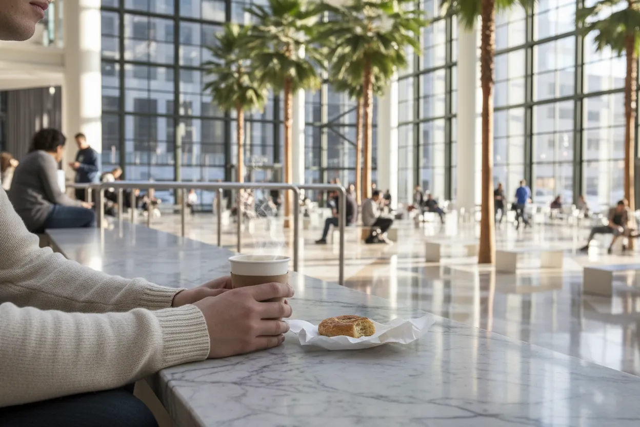 Editorial detail for Brookfield Place Winter Garden as a Rain-Safe Downtown Stroller Reset