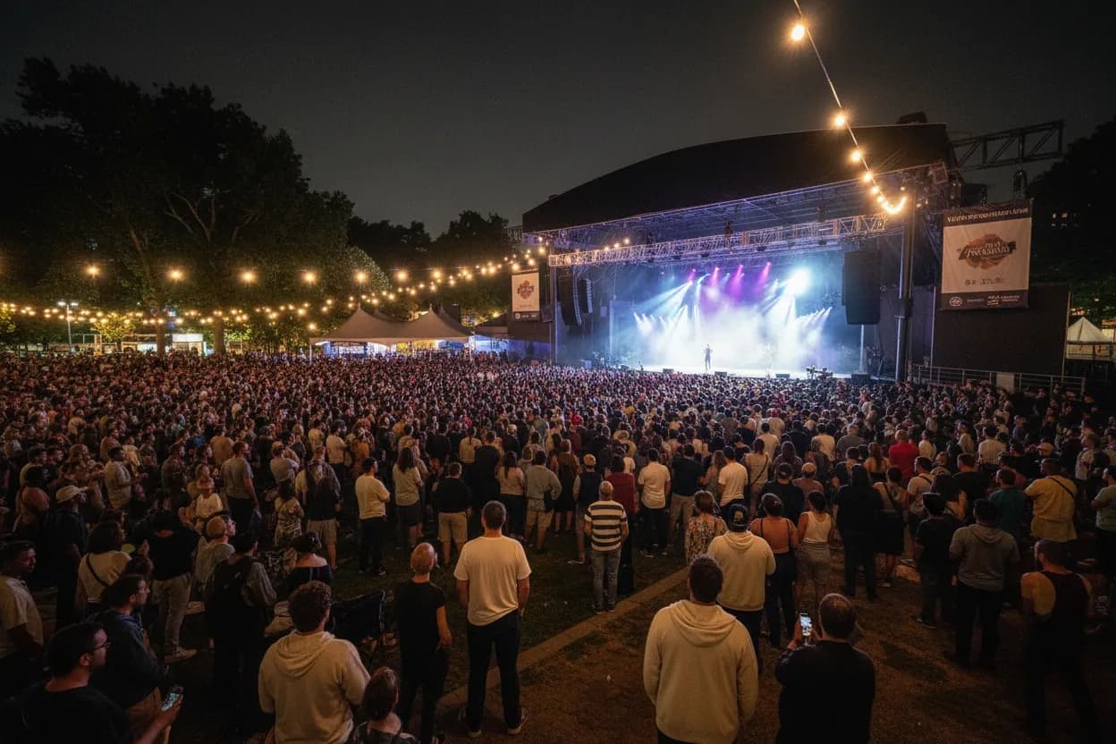 NYC experience scene for Brooklyn Commons Lunch-Hour Concerts for a Free Downtown Reset