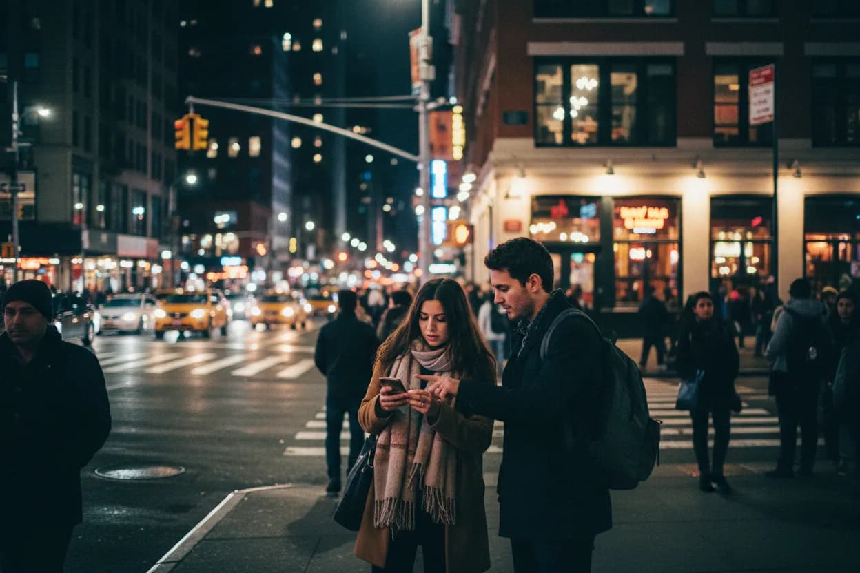 Practical city scene for royal family: A NYC Night Out With Backups
