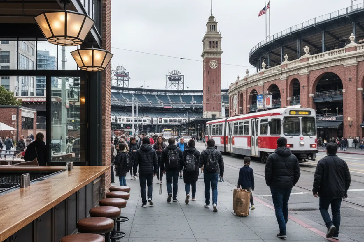 San Francisco experience scene for Astros vs Giants SF Ballpark Transit and Pub Guide