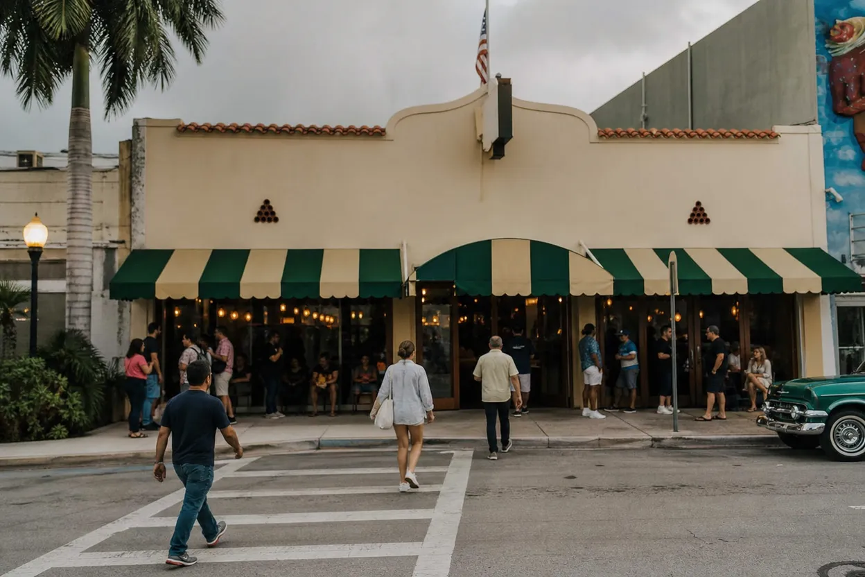 Cover scene for Navigating Miami's Nightlife: Identifying Local vs. Restaurant Chain Options