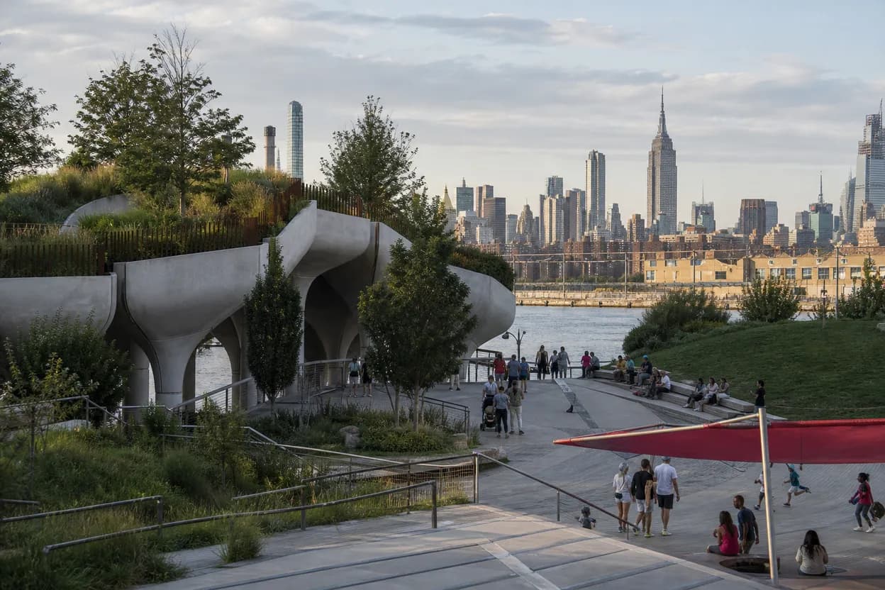 Realistic city scene for juno temple: A NYC Sports and Social Plan