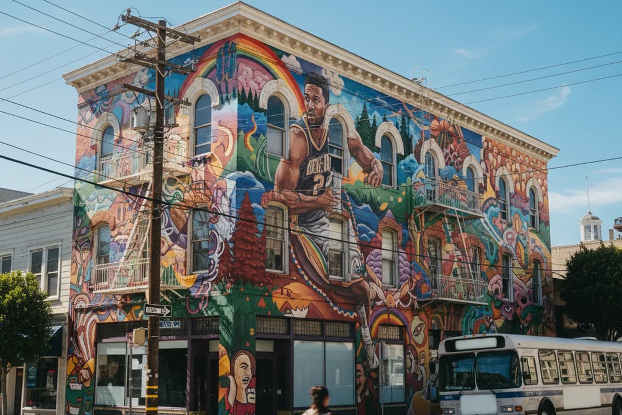 Cover scene for Where to Enjoy Coffee and Dessert Near the Chris Bosh Mural