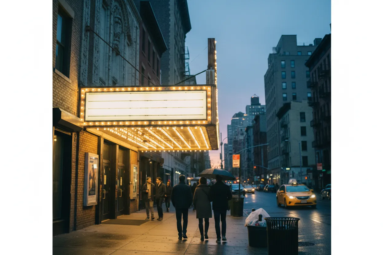 Realistic NYC scene for NYC Movie Guide for Date Nights Beyond the Multiplex