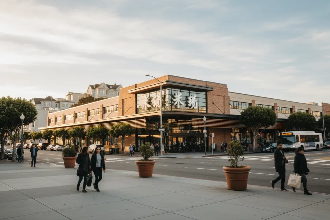 Realistic San Francisco scene for San Francisco Ranch 99 Guide for Pantry Restock Trips