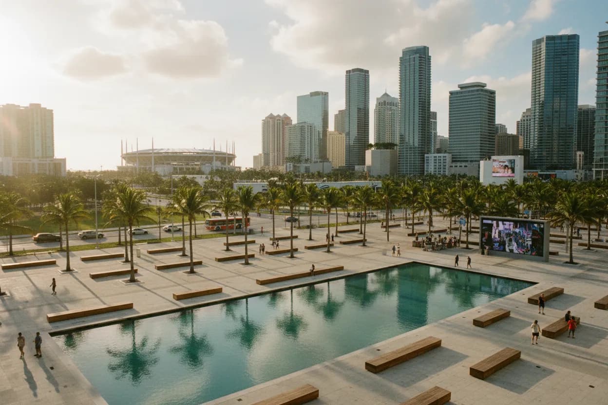 Realistic city scene for braves vs yankees: A Miami Watch Plan With Quiet Backups