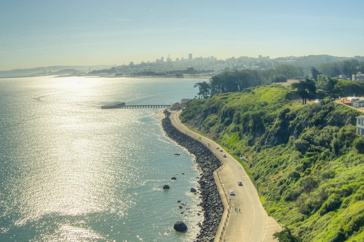 Cover scene for glen powell Marina Walk And Dinner Decision In SF