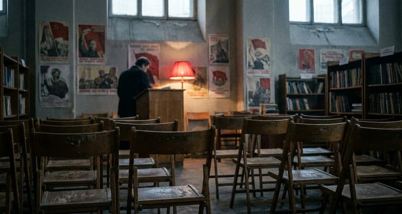 The Former Soviet Social Club Hosting Literary Readings - scene