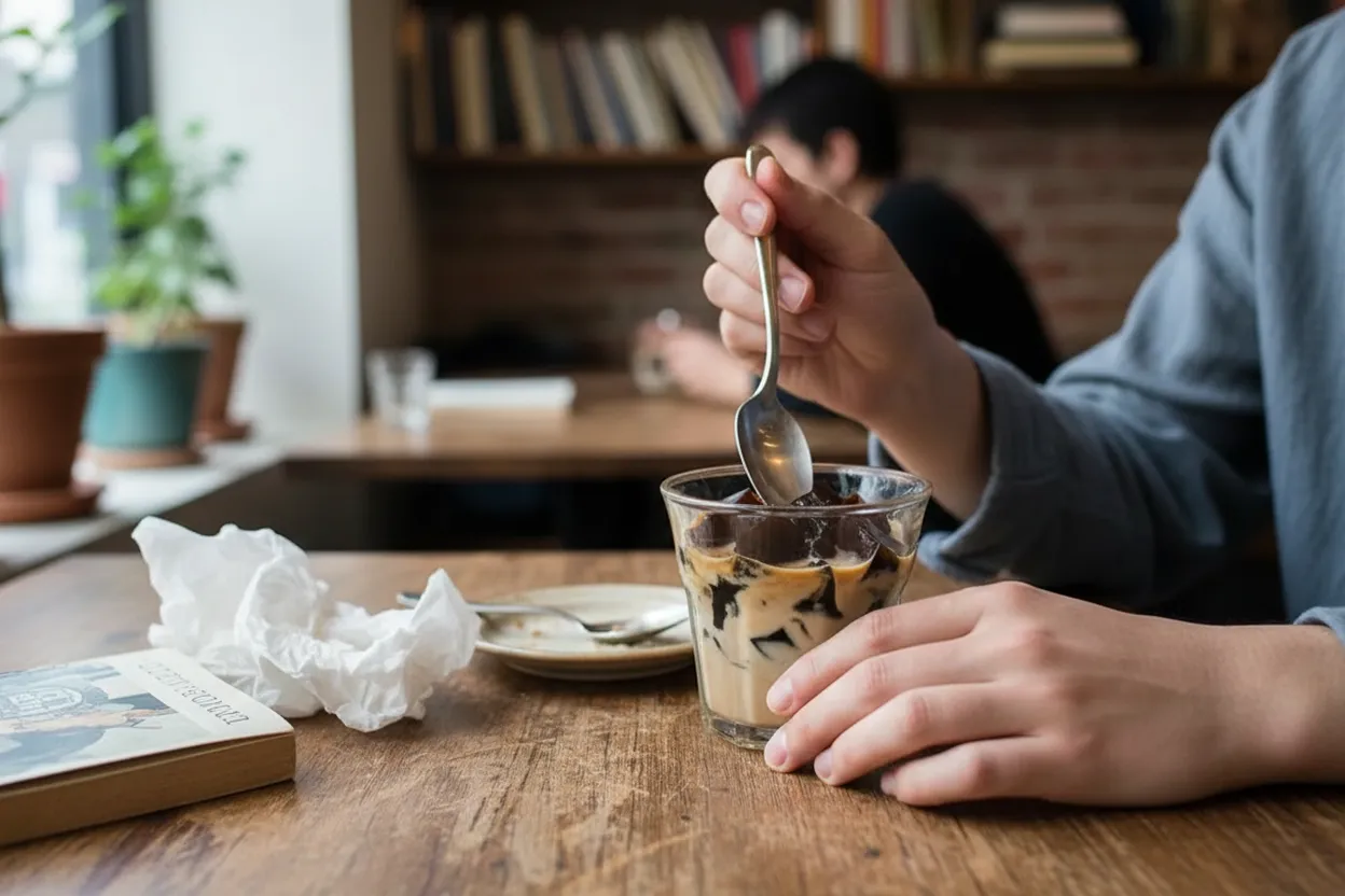 Editorial detail for Kijitora in the East Village: Japanese Coffee Jelly and a Quiet Dessert Counter After Dinner