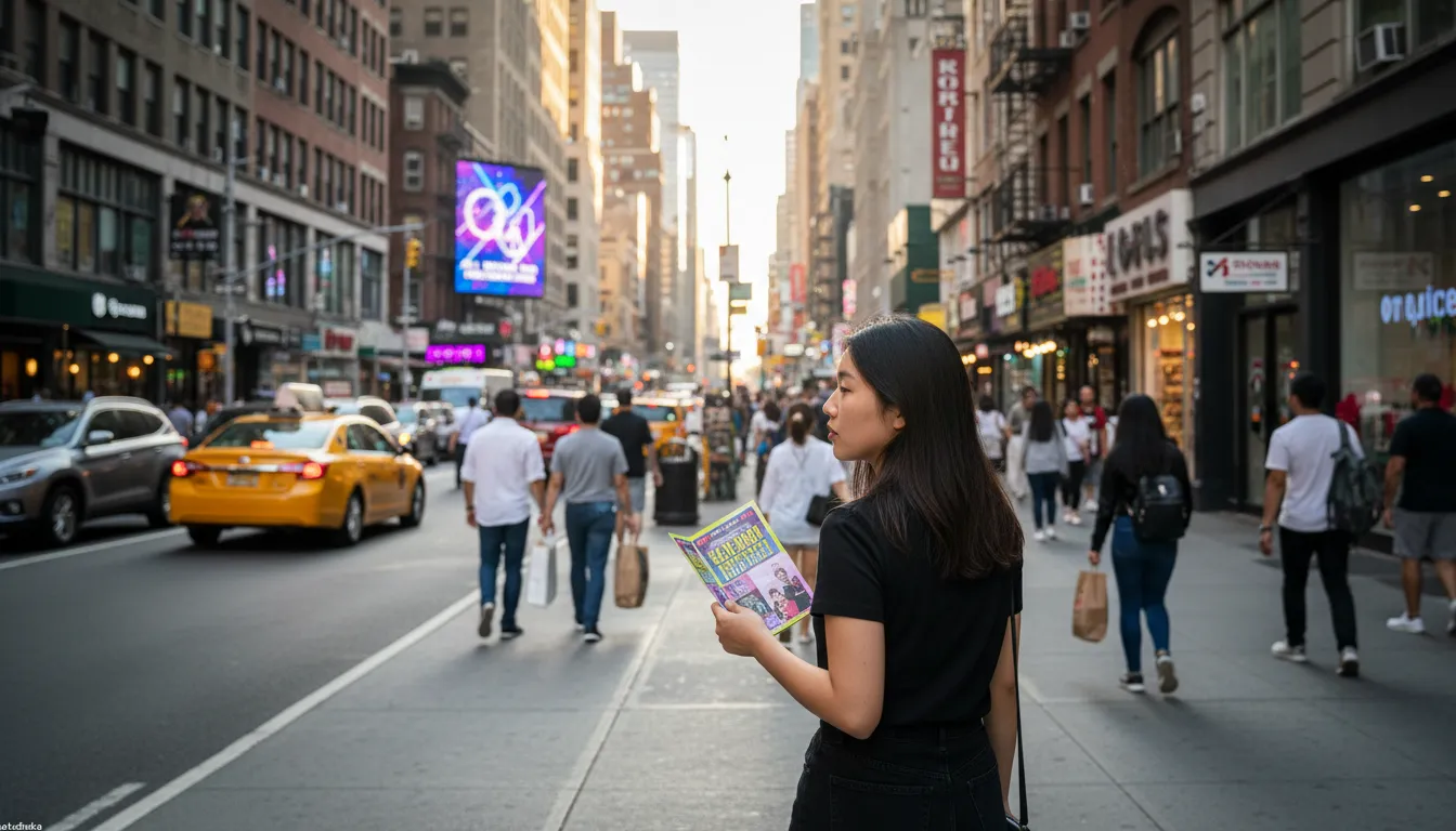 NYC experience scene for A K-Pop Weekend in NYC: Concerts, Koreatown, and Late-Night Noraebang