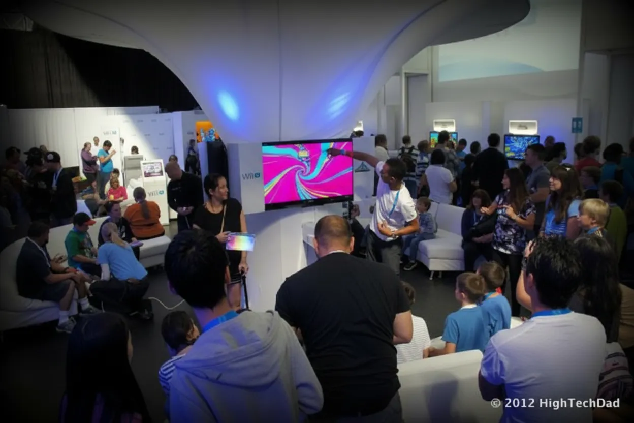 A buzzy, colorful immersive pop-up event with a crowd