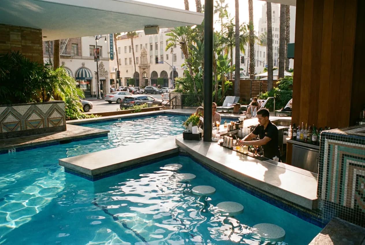 Hollywood Roosevelt in Hollywood, Los Angeles — cover photograph