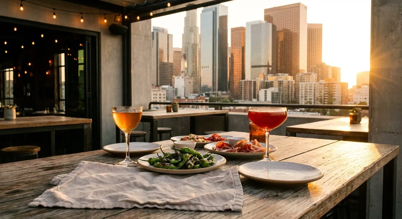 LA Late Spring Rooftop Dining — DTLA to Hollywood
