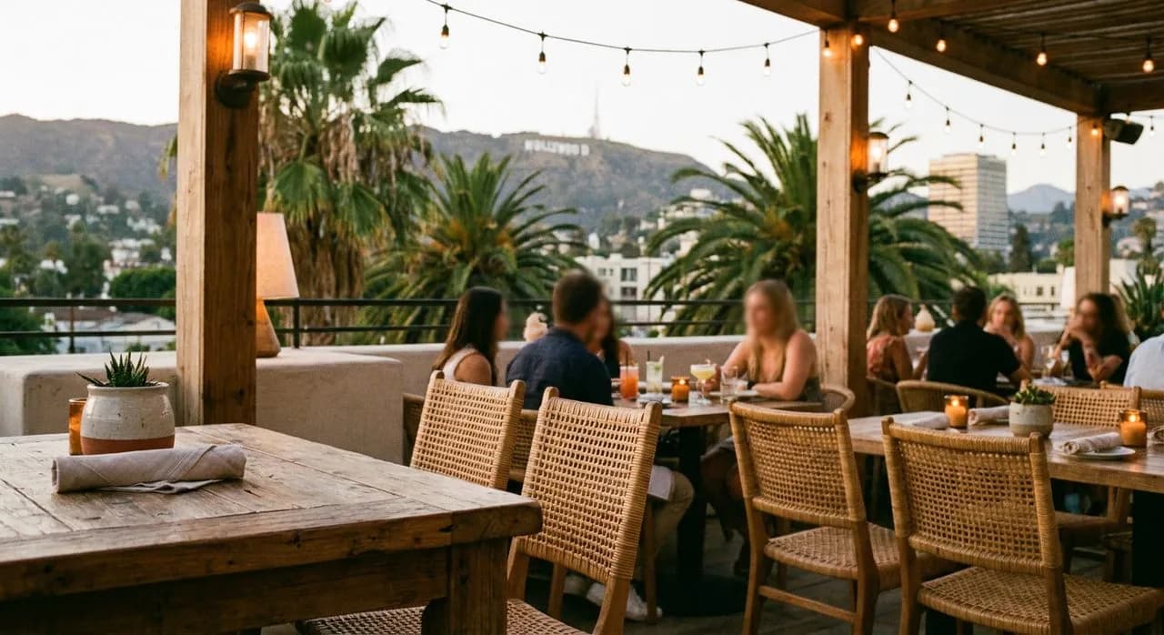 LA Late Spring Rooftop Dining — DTLA to Hollywood