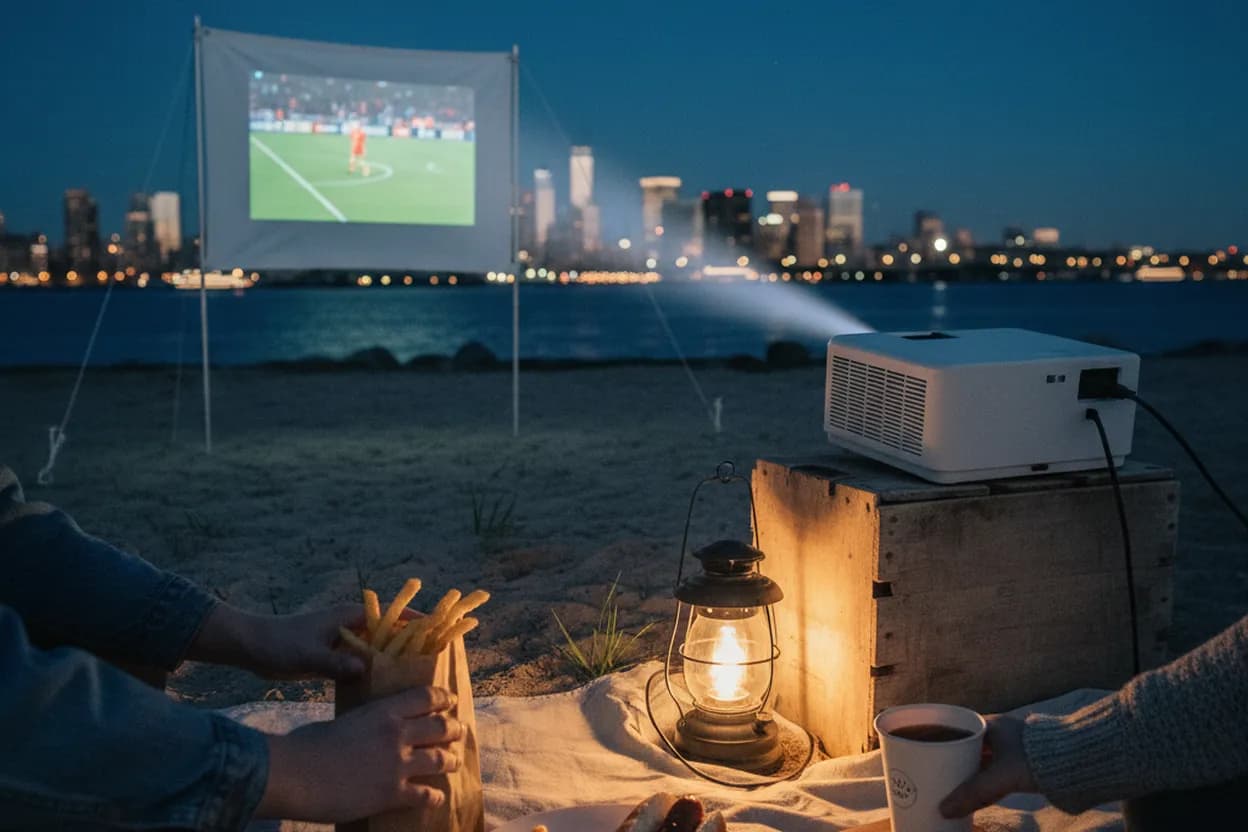 Editorial detail for La Playa at The Battery for an Outdoor Soccer Replay Night With Kids