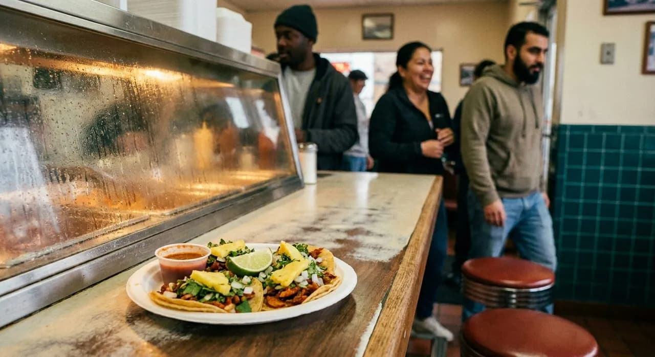 The Taco Stand Inside a Gas Station That Michelin Found in East LA