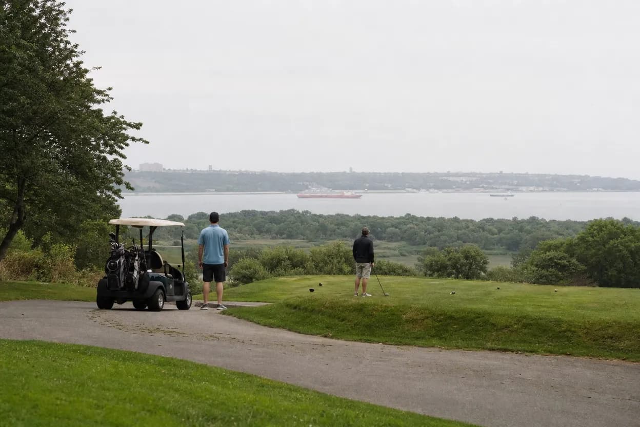 Cover scene for LaTourette Golf Twilight Nine: A Staten Island Plan for New Golfers