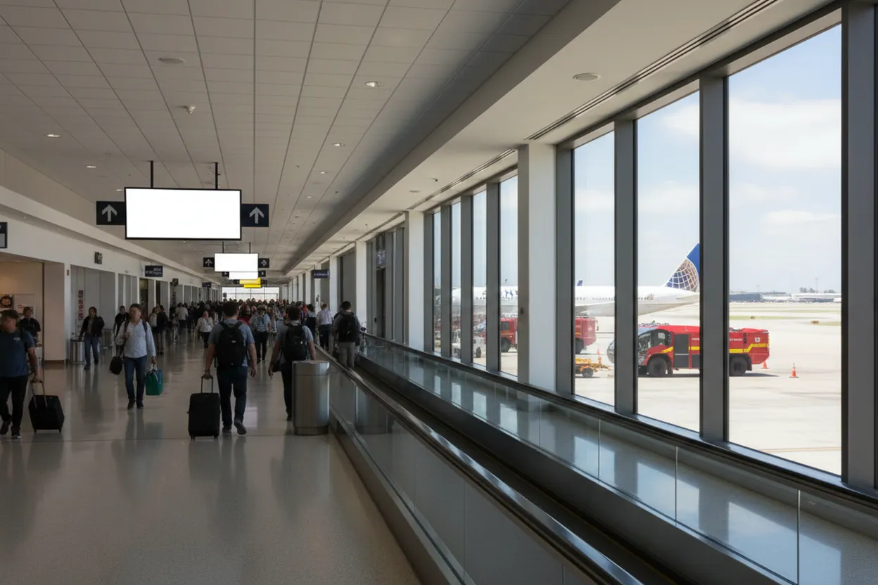 Los Angeles experience scene for Understanding AA1937 Emergency Landing Protocols at LAX for Travelers