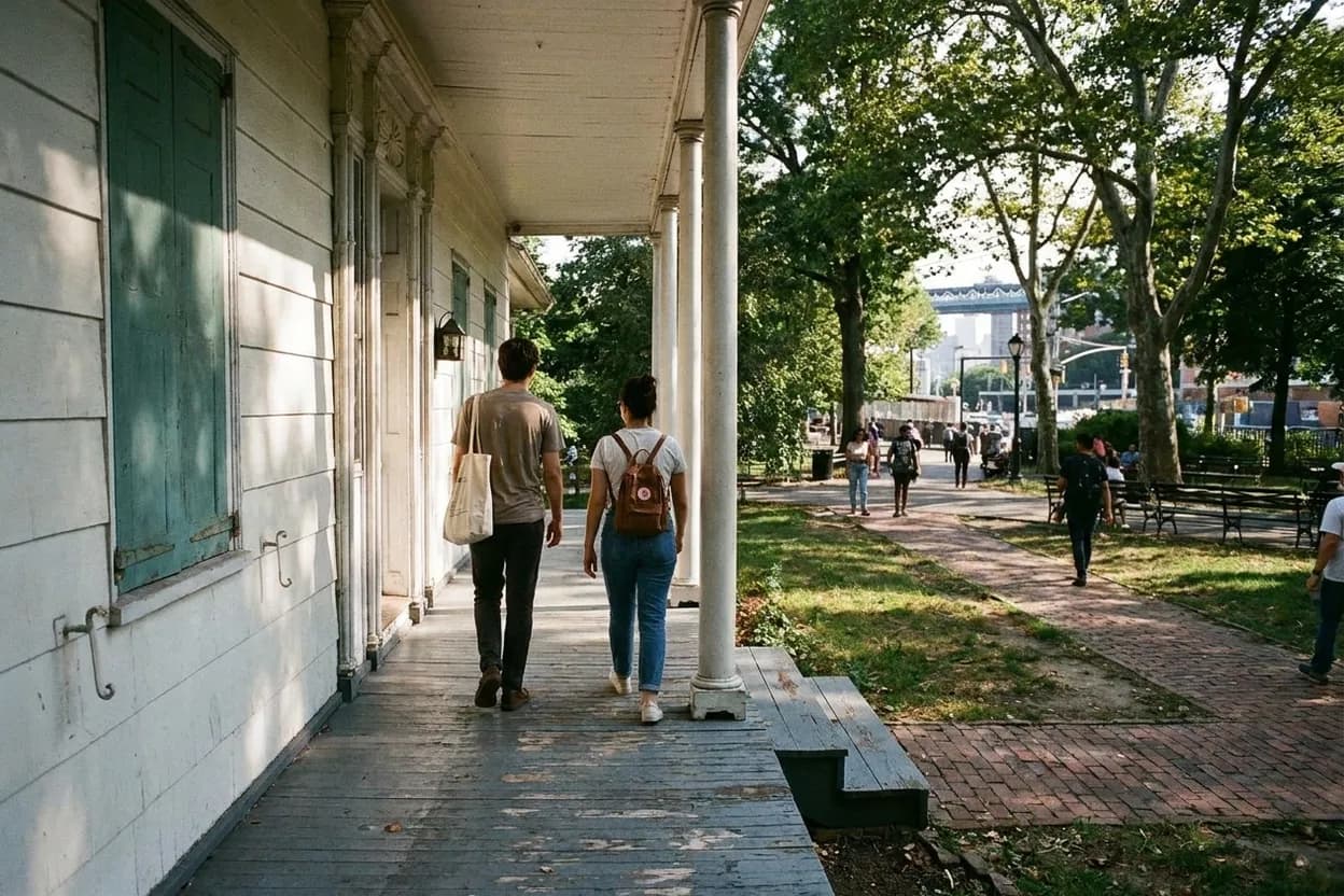 NYC experience scene for Lefferts Historic House: The Flatbush Farmhouse Hidden Inside Prospect Park