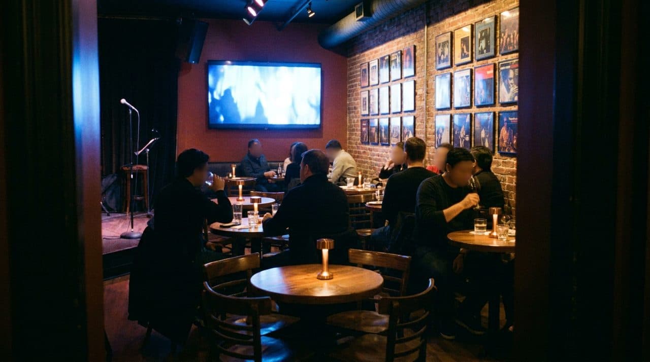 Leimert Park Jazz Lounge Screens Where Colman Domingo Clips Play Between World Cup Halves - scene