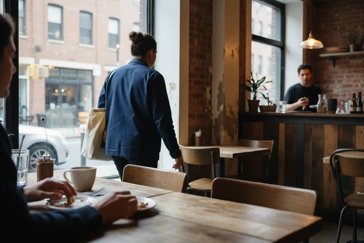 NYC experience scene for Leland Eating and Drinking House for a Prospect Heights Heat-Wave Dinner