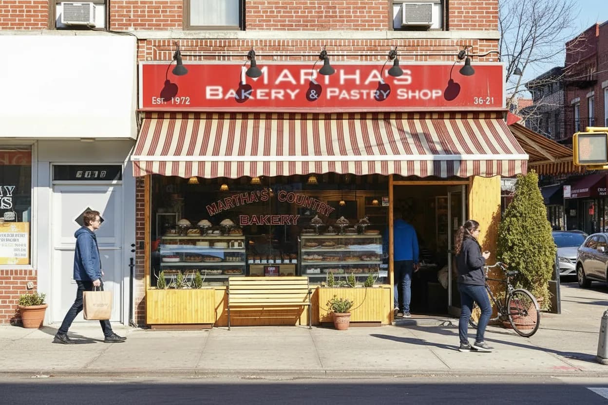 Cover scene for Leli’s Bakery in Astoria: Greek Pastries Before the N Train Home