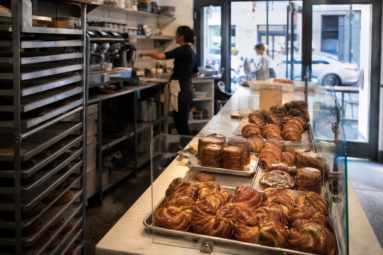 Cover scene for Librae Bakery at Opening Time: A Cardamom-Bun Stop Before the Crowd