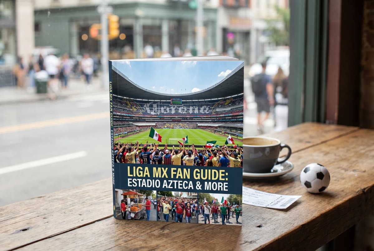 Bright World Cup match-day scene in Mexico City.
