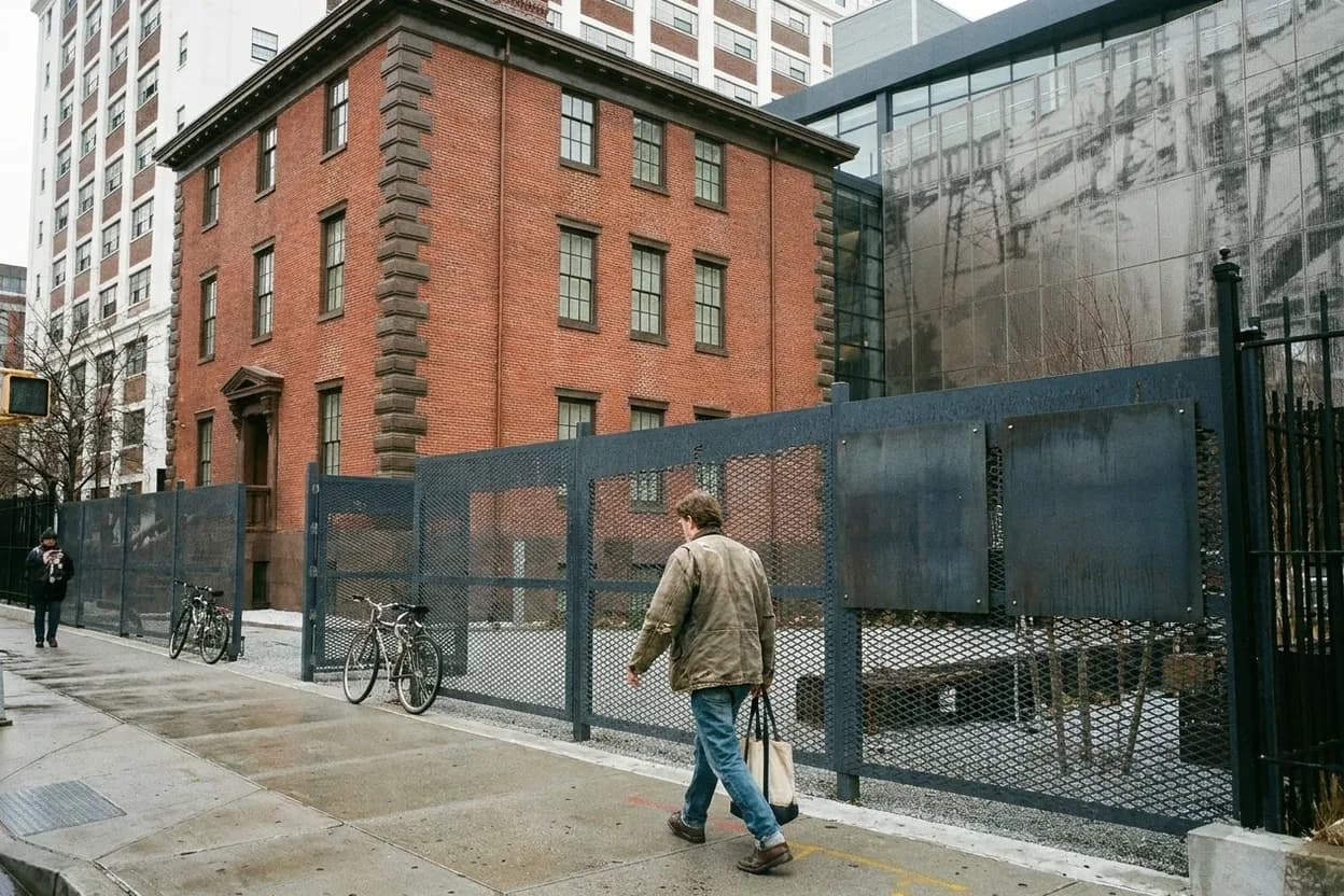 NYC experience scene for Liggett Terrace: The Giant Barracks Plaza Connection Most Governors Island Trips Rush Past