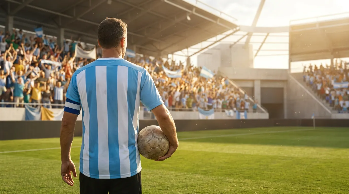 Bright editorial cover for Lionel Messi Joined Cafu With Three World Cup Final Appearances