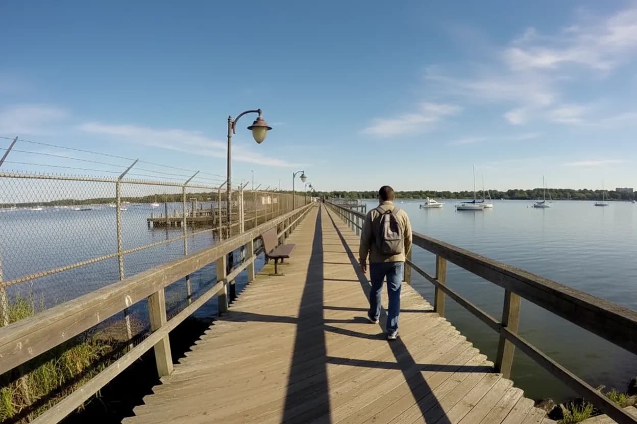 NYC experience scene for Little Bay Park by Bike: A Quiet Queens Shoreline Ride With Bridge Views