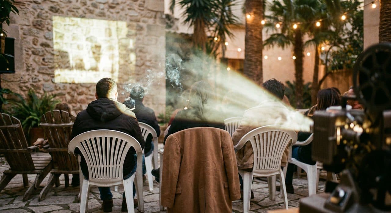Little Havana Cafe Projects Close Encounters of the Third Kind Before the World Cup Kickoff - scene
