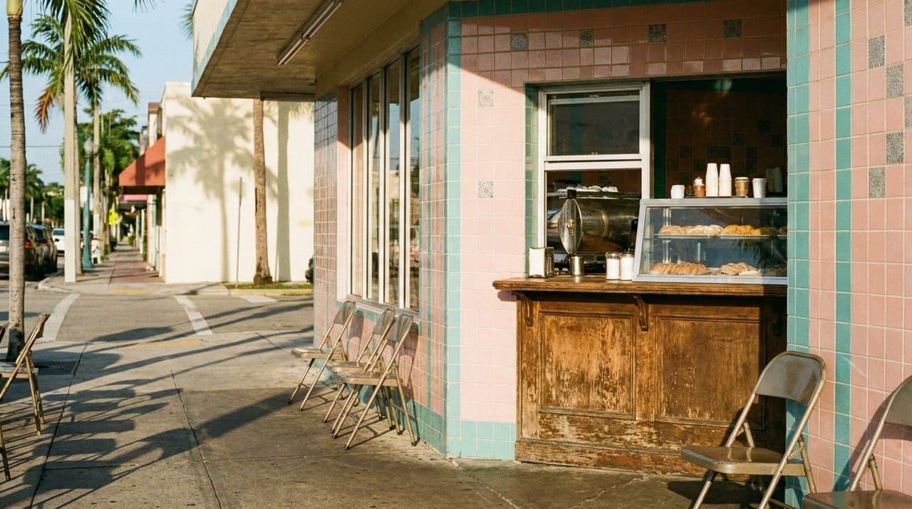 The Little Havana Counter Where Coladas Are Poured Before the Domino Tables Fill - cover