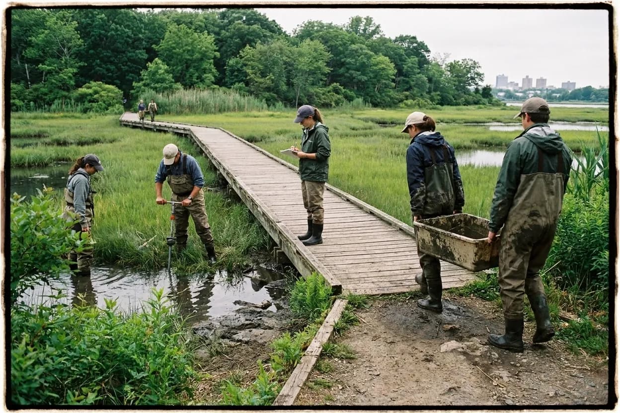 Cover scene for Little Hell Gate Salt Marsh: The Secret Wetland Walk on Randall's Island