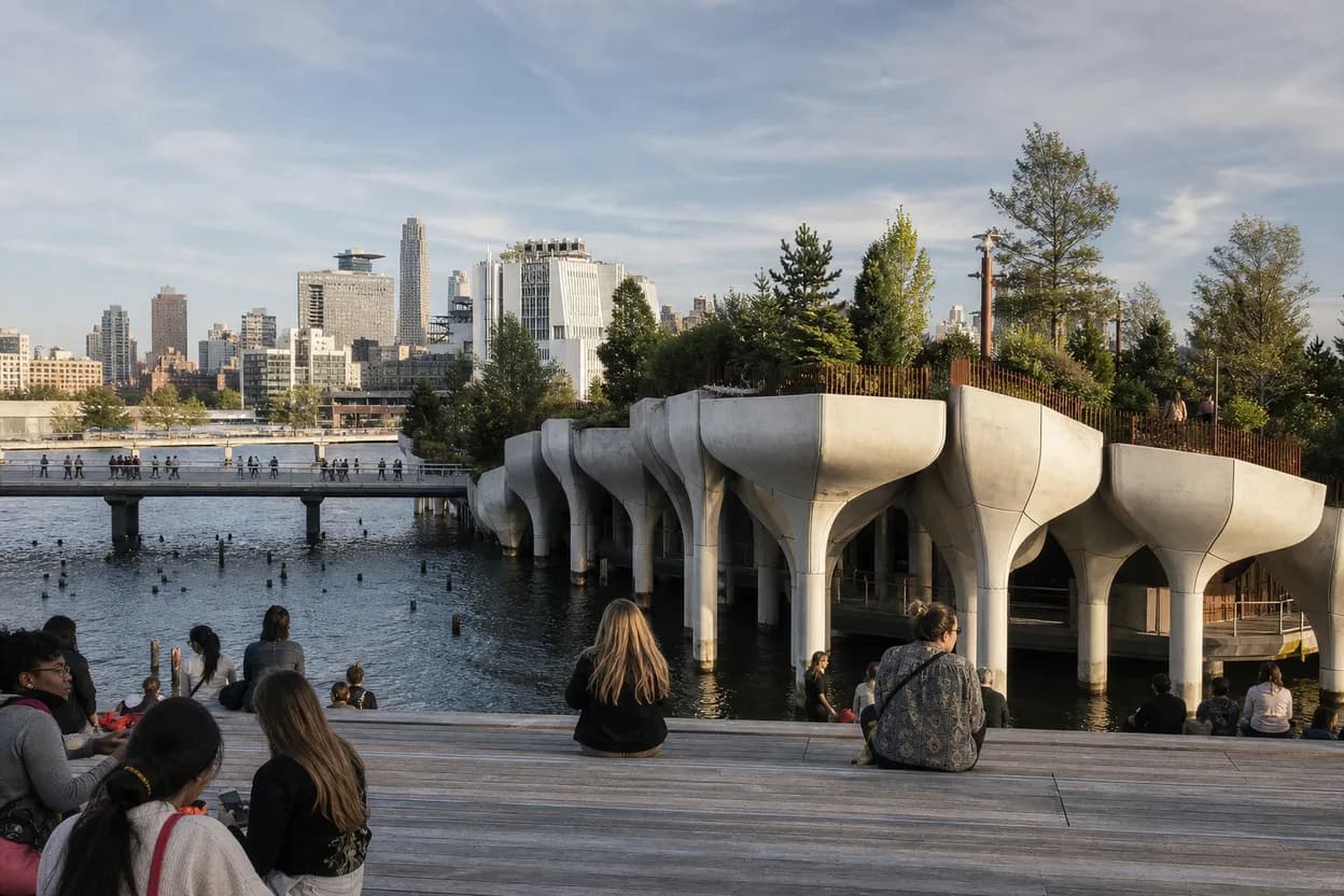Cover scene for Little Island Before Pier 57: A Low-Heat Weekend Plan by the Hudson
