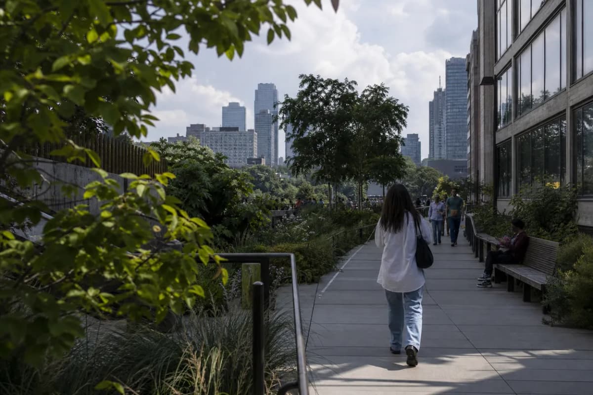 NYC experience scene for Little Island Before Pier 57: A Low-Heat Weekend Plan by the Hudson