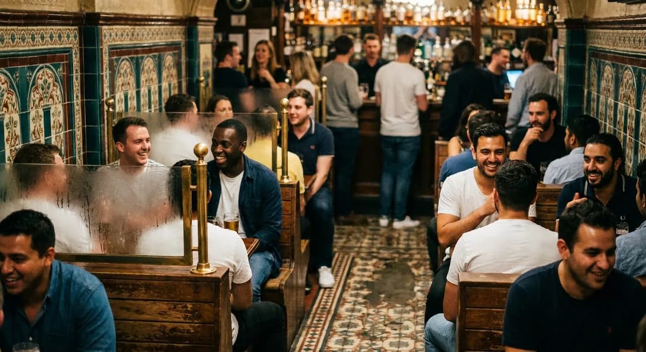 A Pub Inside a Victorian Toilet Block in Central London