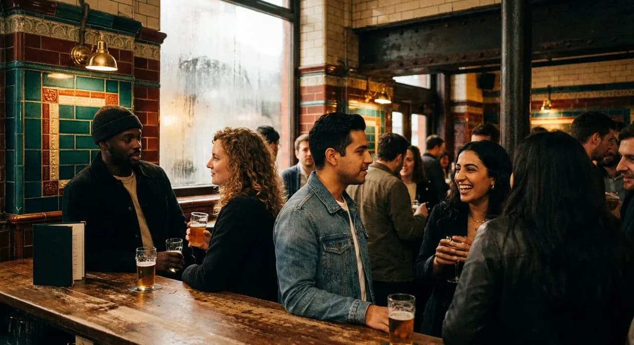 A Pub Inside a Victorian Toilet Block in Central London