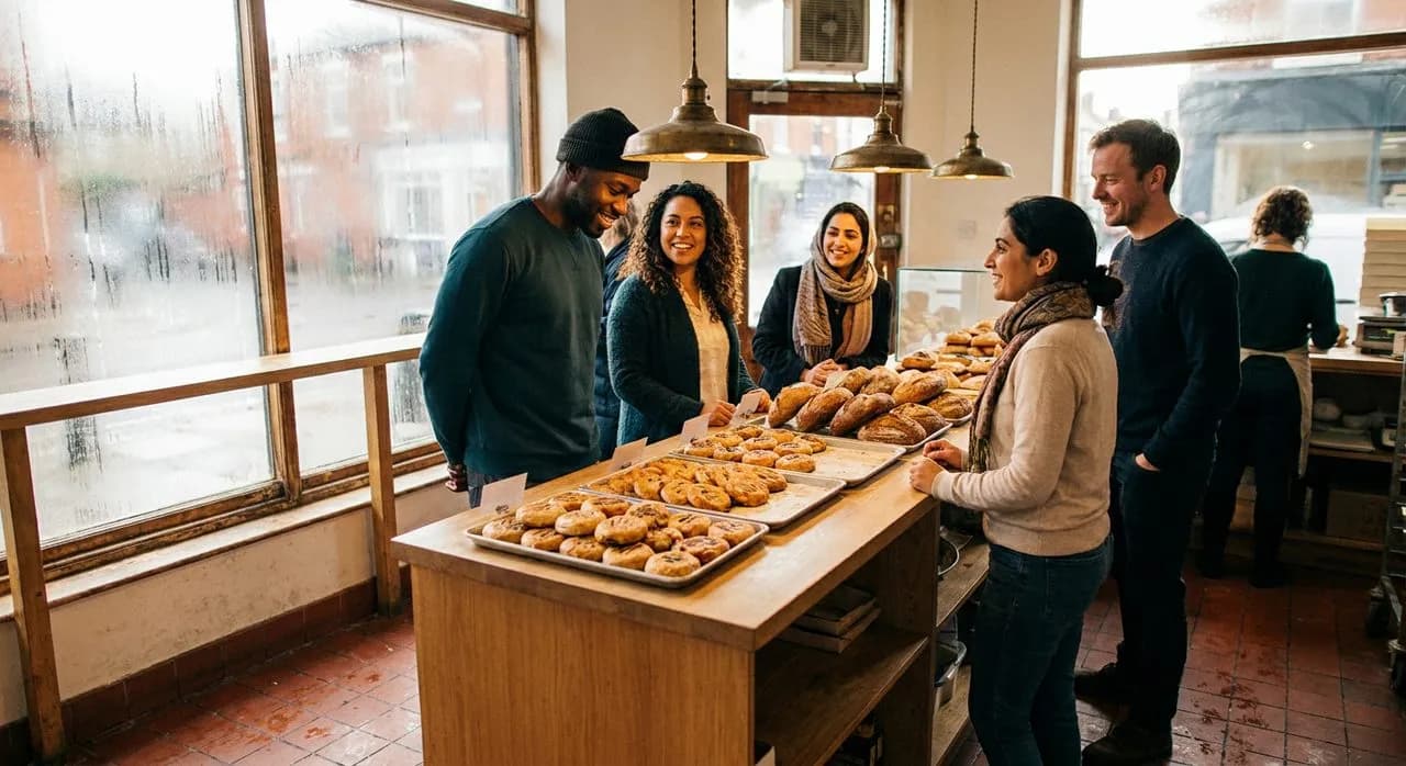 St. John Smithfield: The Bakery Counter Seat and the Eccles Cake