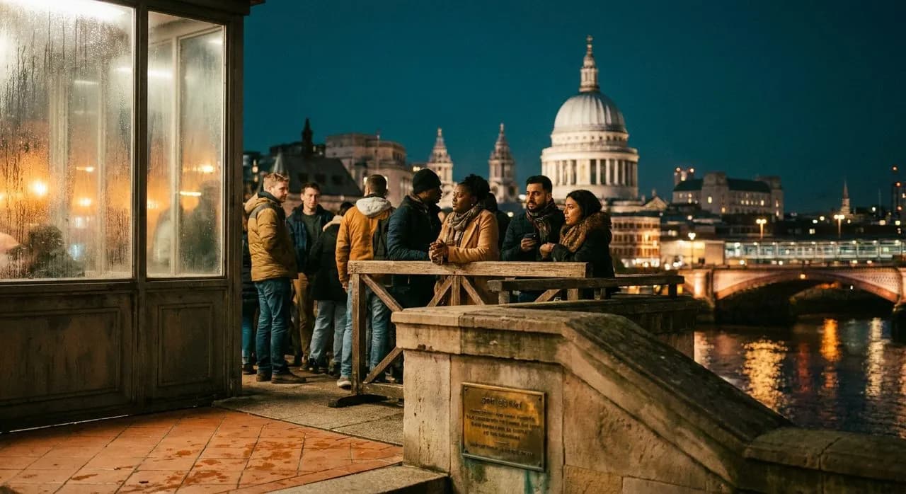 The Strand to Shoreditch via Embankment: London's 4-Mile Night Walk